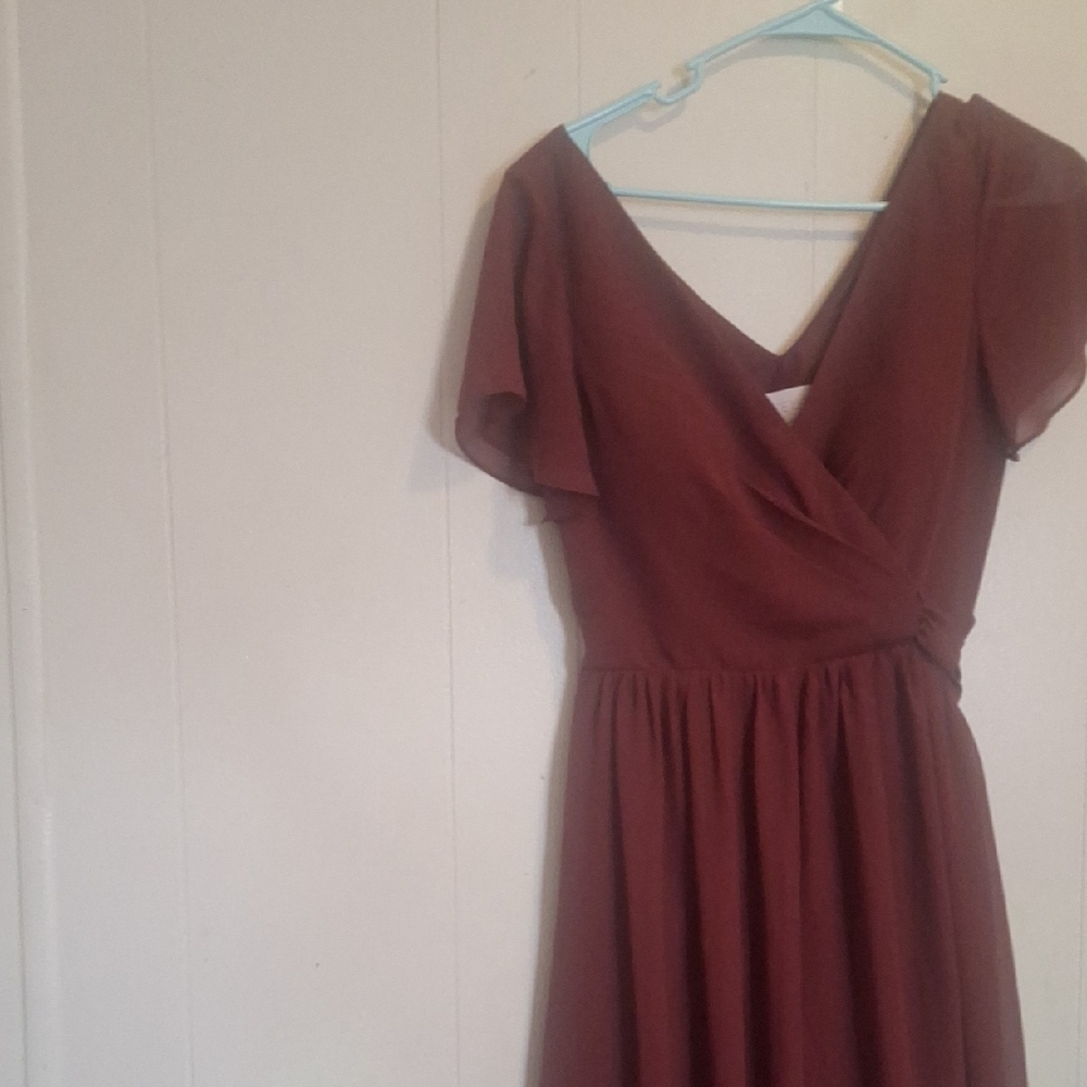Revelry Rust Midi Dress